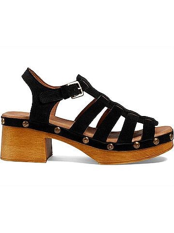 Eric Michael Women's Desi Sandal in Black (view 1)