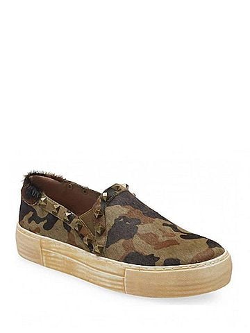 Chocolat Blu Oliver Sneaker in Multi Calf Hair (view 1)