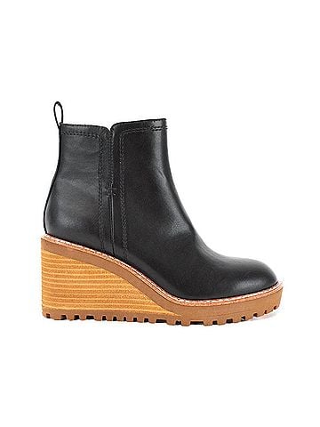 Yellow Box Women's Arten Wedge Ankle Boot in Black (view 1)