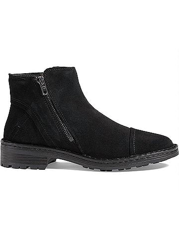 Eric Michael Women's Napoli Boot in Black Nubuck (view 1)