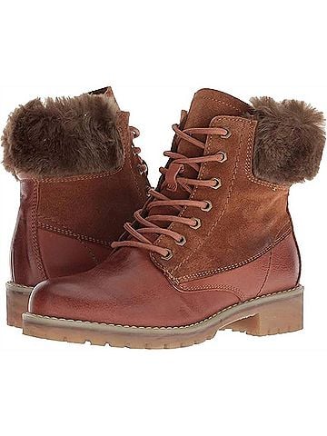 Eric Michael Women's Utah Booties in Cognac (view 2)
