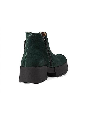 FLY London Women's Ankle Boots in Green Forest (view 2)