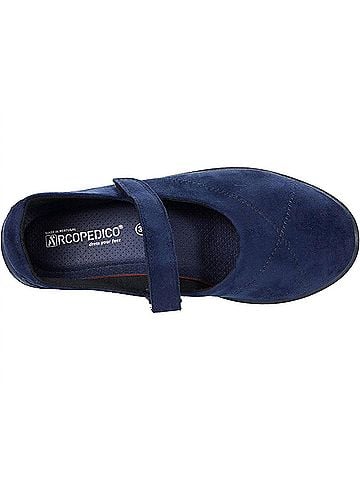Arcopedico Women's L18 Shoes in Navy Suede (view 2)