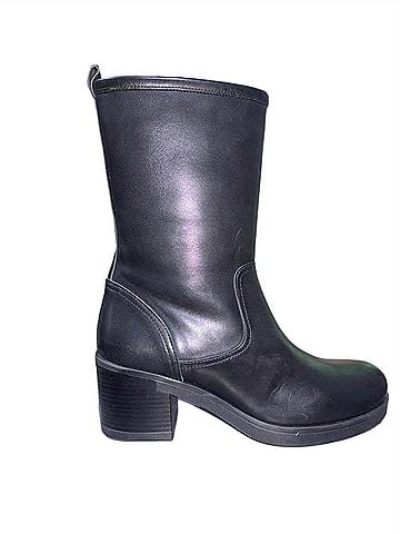 Eric Michael Women's Daniela Heeled Boots in Black Leather (view 1)
