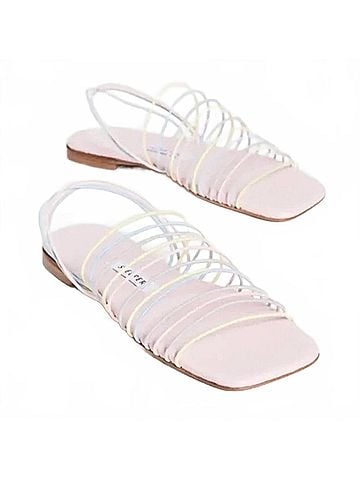 Sleeper Women's Macaroni Strappy Sandals in Pastel Pink (view 2)