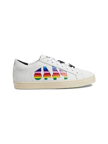 P448 Women's John Trainers Sneakers in Pride White (view 1)