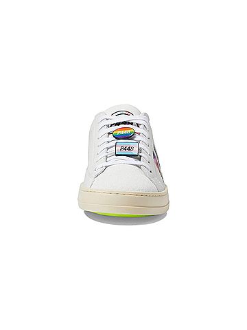 P448 Women's John Trainers Sneakers in Pride White (view 2)