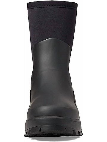 Hunter Women's City Explorer Short Rain Boot in Black (view 2)