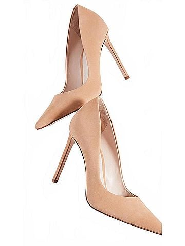Schutz Lou High Pump in Honey Beige (view 2)