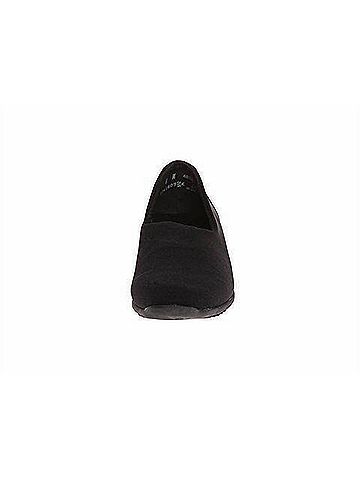 Munro American Women's Traveler Stretch Fabric Slip On in Black (view 2)