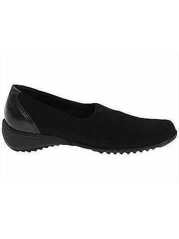 Munro American Women's Traveler Stretch Fabric Slip On in Black (view 1)