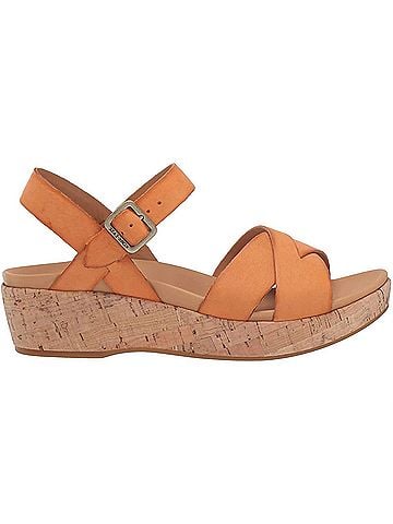 Kork-Ease Women's Myrna Ankle Strap Sandal in Orange (view 1)