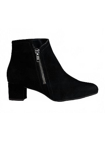 Eric Michael Women's Alexis Ankle Boots in Black Suede (view 1)