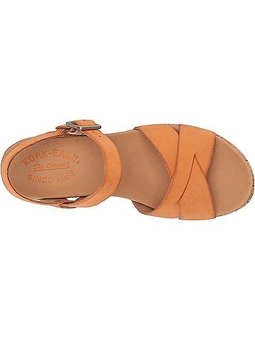Kork-Ease Women's Myrna Ankle Strap Sandal in Orange (view 2)