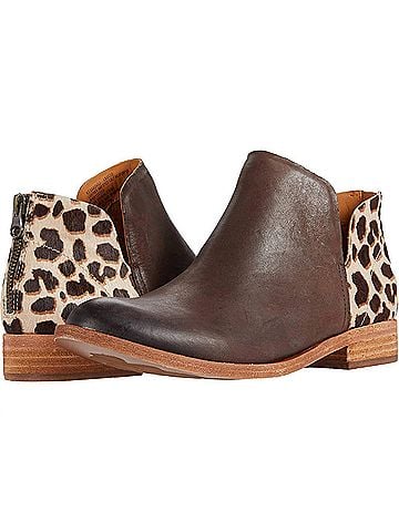 Kork-Ease Women's Renny Leopard Booties in Dark Brown (view 2)