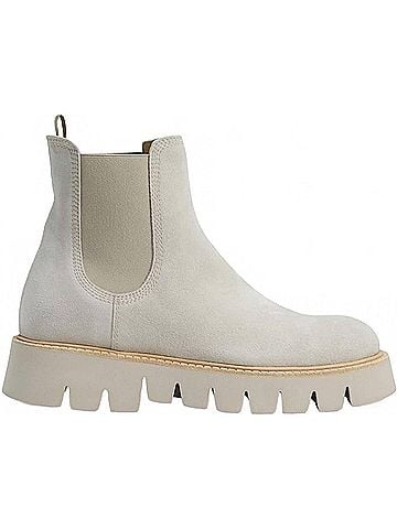 Pedro Garcia Women's Salinda Lugsole Boots in Pearl Velour (view 1)