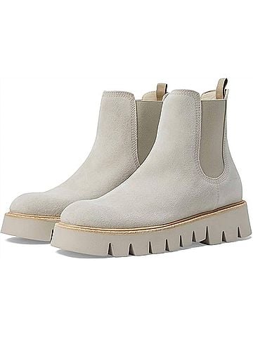 Pedro Garcia Women's Salinda Lugsole Boots in Pearl Velour (view 2)