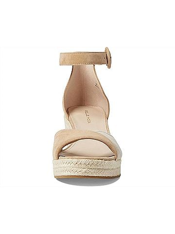 Pelle Moda Women's Kove Wedge Sandals in Latte Beige (view 2)
