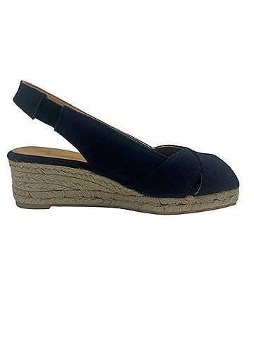 Castaner Women's Diana Slingback Espadrilles in Azul Oxford (view 1)