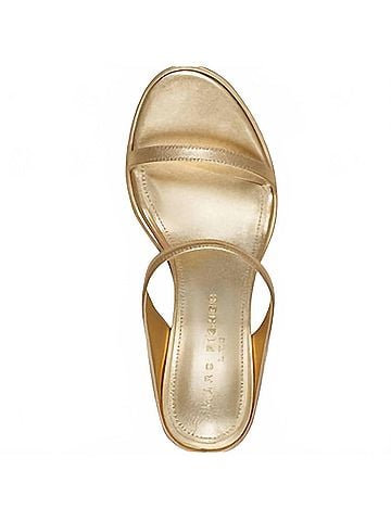 Marc Fisher Women's Alonde Sandals in Gold (view 2)