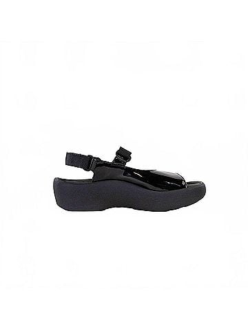 Wolky Women's Jewel Sandal in Black Patent (view 1)