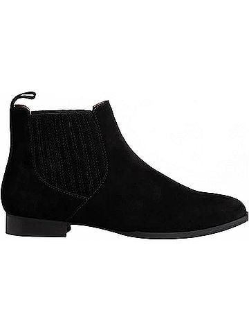 Jack Rogers Women's Pippa Suede Chelsea Boots in Black (view 1)