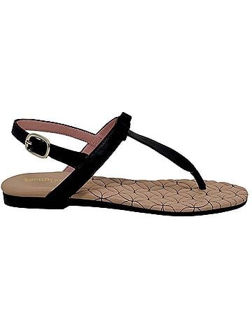 Pretty Ballerinas Women's Judy Sandals in Black (view 1)