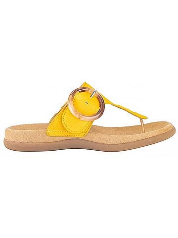 Gabor Women's 4370110 T-Bar Sandals in Yellow (view 1)