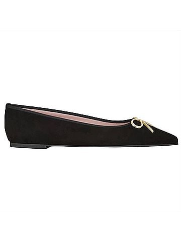 Pretty Ballerinas Women's Ella Ballerina Flats in Black (view 1)