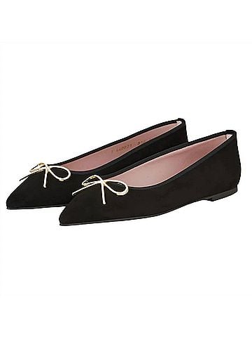 Pretty Ballerinas Women's Ella Ballerina Flats in Black (view 2)