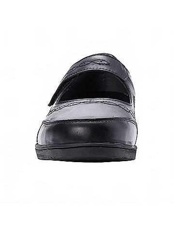 Propet Women's Mary Ellen Leather Mary Jane Shoes in Black (view 2)