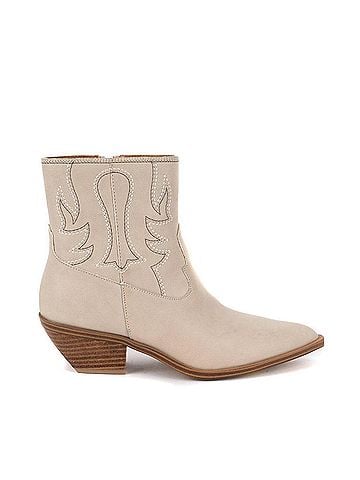 Yellow Box Women's Clifton Western Boot in Bone (view 1)