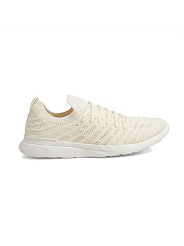 Athletic Propulsion Labs Women's Techloom Wave Shoes in Ivory/Vanilla/Melange (view 1)