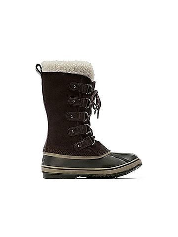 Sorel Women's Joan Of Arctic Waterproof Boot in New Cinder Wet Sand (view 1)