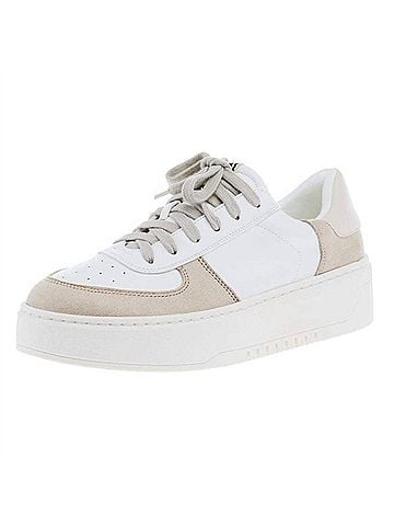 Shu Shop Women's Shirley Sneaker in Off White (view 2)