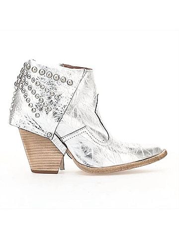 A.S.98 Women's Broderick Bootie in Silver (view 1)