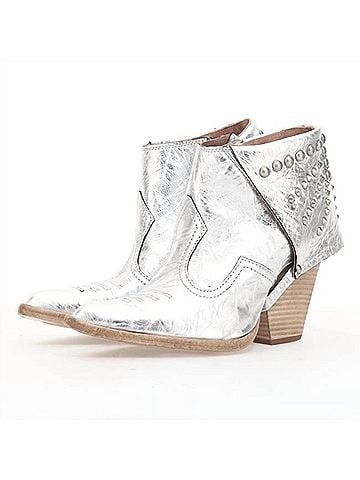 A.S.98 Women's Broderick Bootie in Silver (view 2)