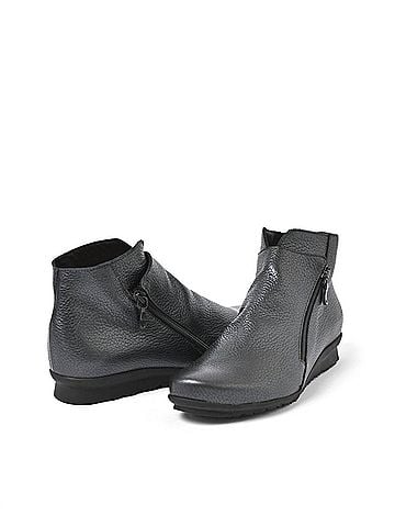 Arche Women's Barcom Ankle Boots in Silver-Black (view 2)
