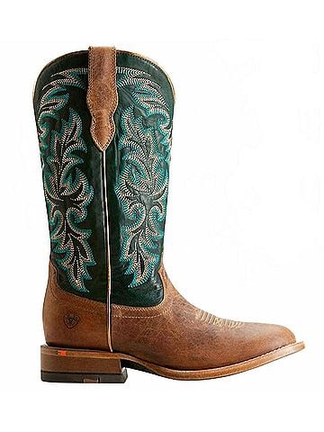Ariat Women's Futurity Desperado Boot in Tan/Green (view 1)