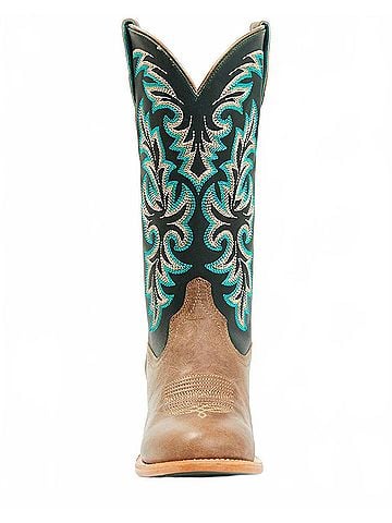 Ariat Women's Futurity Desperado Boot in Tan/Green (view 2)