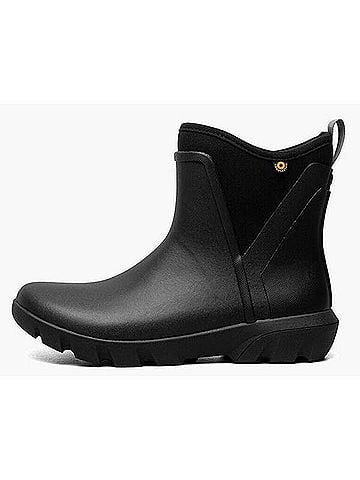 Bogs Women's Sauvie Ii Chelsea Waterproof Garden Boots in Black (view 1)