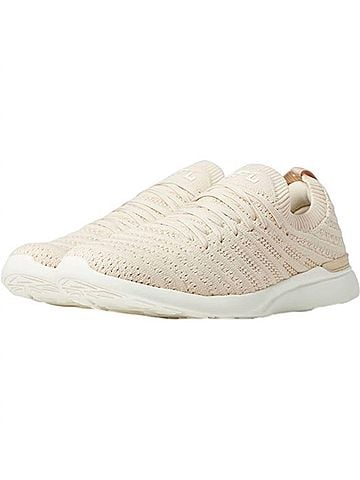 Athletic Propulsion Labs Women's Techloom Wave Athletic Sneakers in Warm Silk/Ivory (view 2)