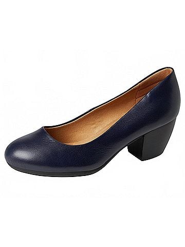 Comfortiva Women's Amora Pump - Wide in Peacoat Navy (view 2)