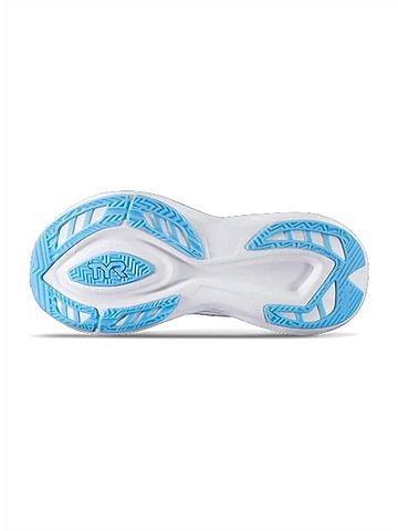 TYR Women's Maverick V1 Runner Shoes in White/Aqua (view 2)
