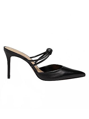 Schutz Women's Lela Heel Mule in Black (view 1)