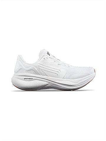 TYR Women's Maverick V1 Runner Shoes in White/Gum (view 1)