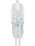 LoveShackFancy Tie-dye Blue Risley Dress Size XS - photo 1