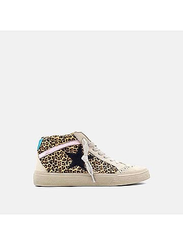 Shu Shop Women's Paulina Leopard Star Sneakers (view 2)