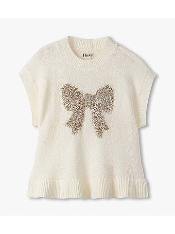 Hatley Girl's Bow Everywhere Dolman Sweater (view 1)