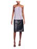 Amanda Uprichard Print Purple Sequin Top Size L - photo 2